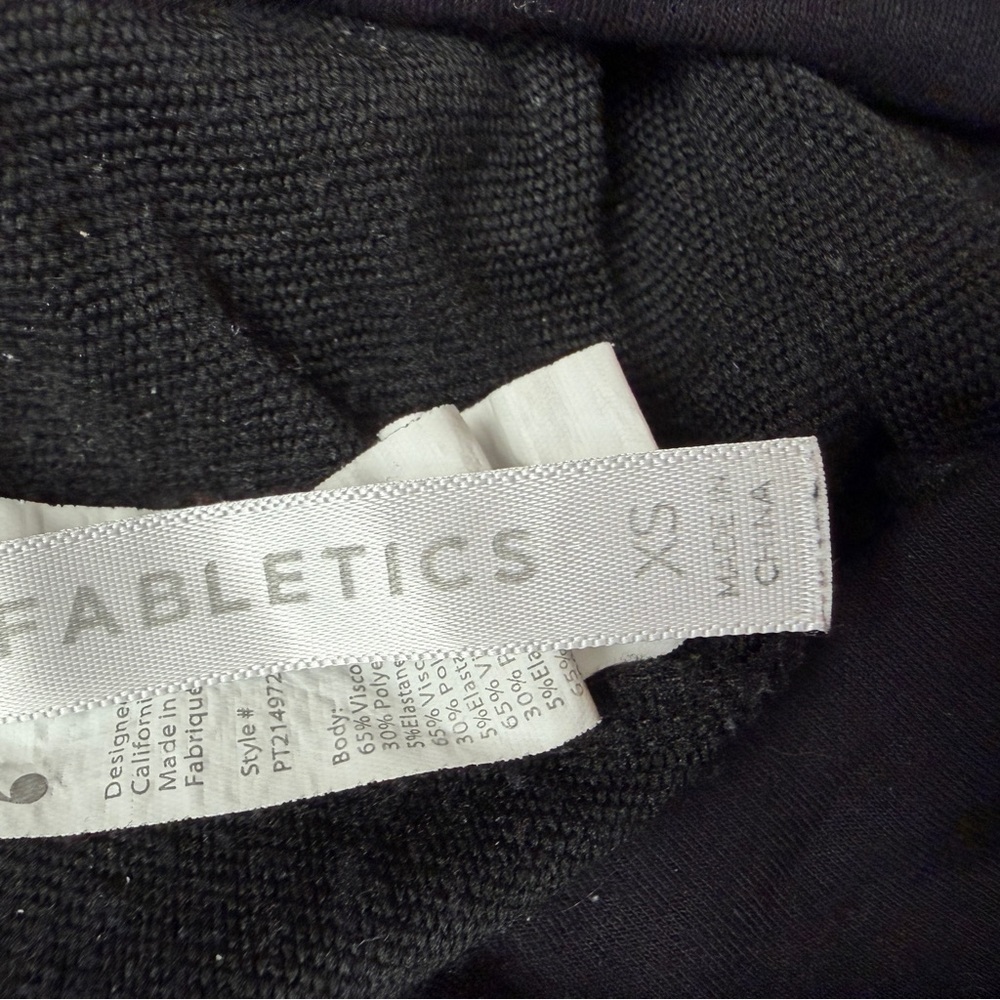Fabletics Black Maternity Joggers - image 5